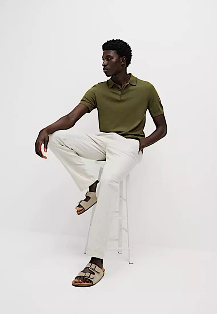Cotton Rich Knitted Polo Shirt
