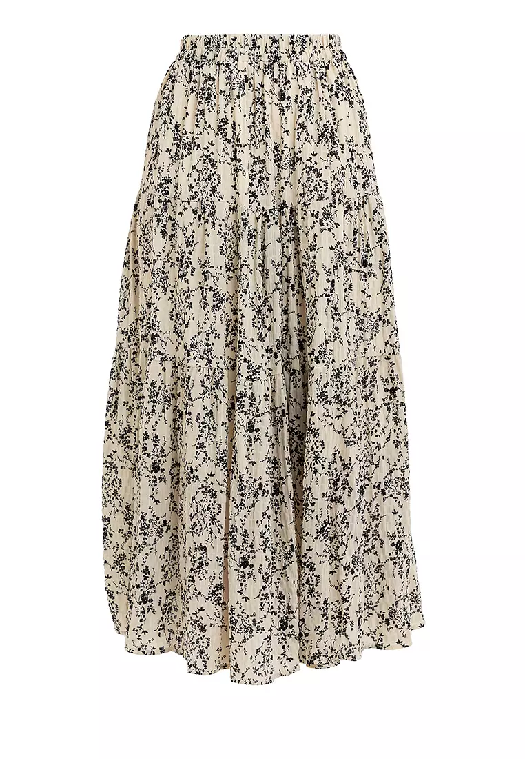 Janina Floral Long Skirt