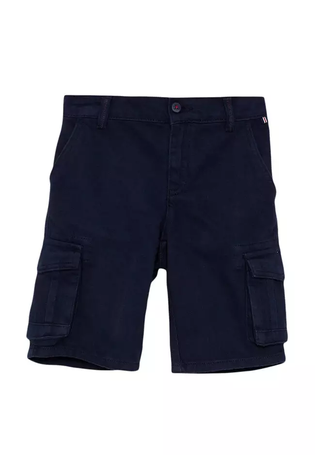 Boys navy best sale cargo shorts