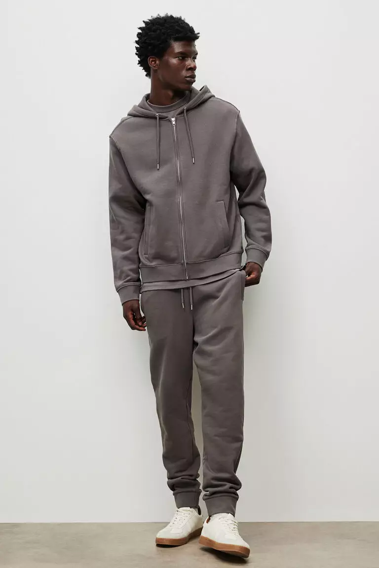 Zip-through hoodie