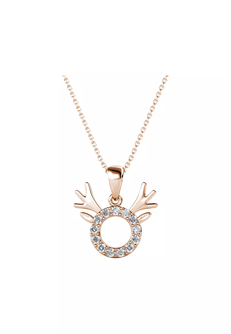 Gold deer pendant store