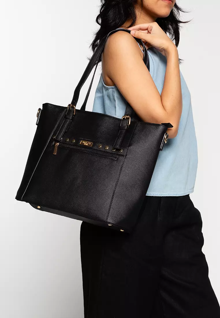 Saffiano Convertible Tote Bag