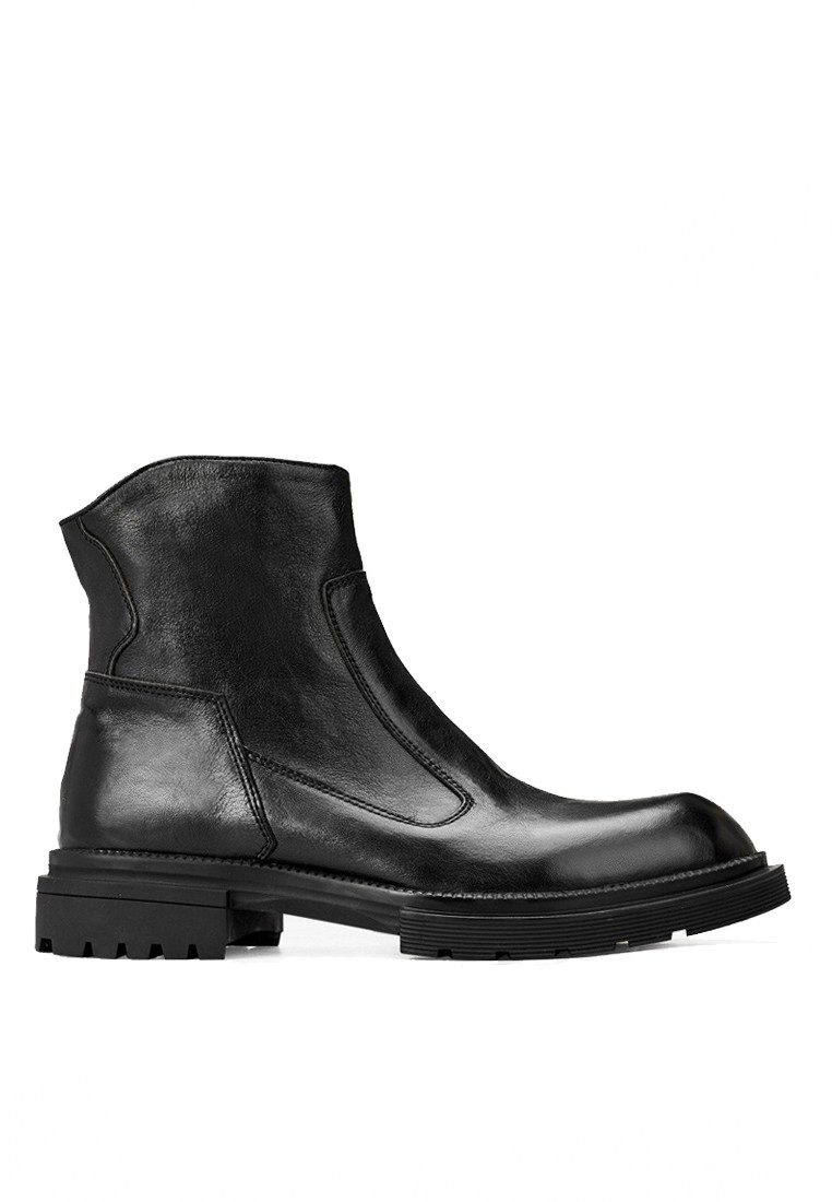 VANSA Vintage Leather Mid Boots VSM-B20212