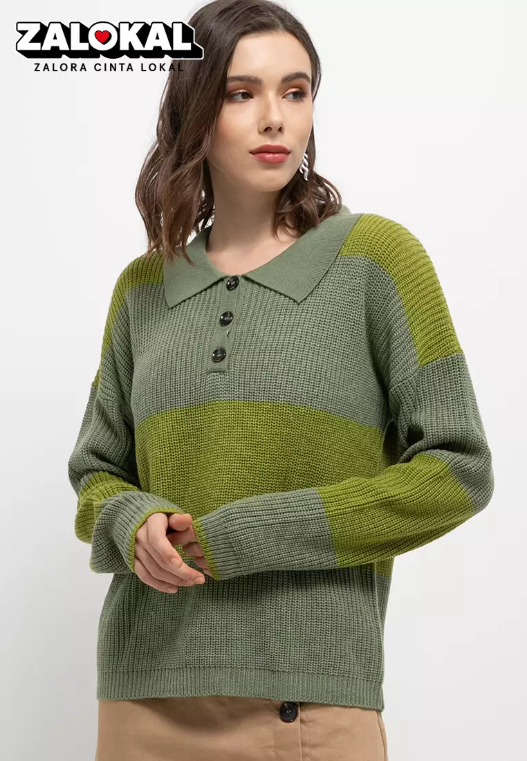 Polo Button Pullover