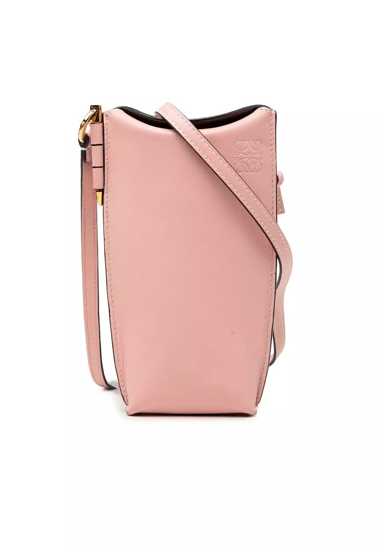 Buy LOEWE Pre-Loved Loewe Leather Gate Pocket Crossbody 2026