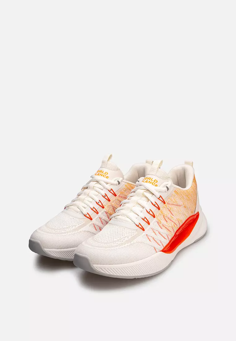 World balance white running shoes discount