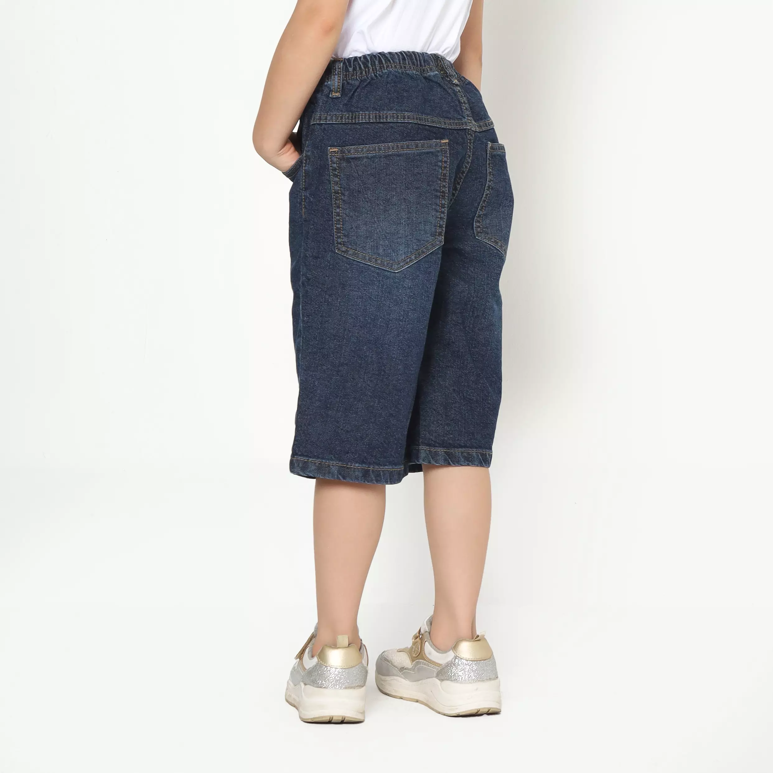 Celana Pendek Anak Perempuan Jeans Star Blue