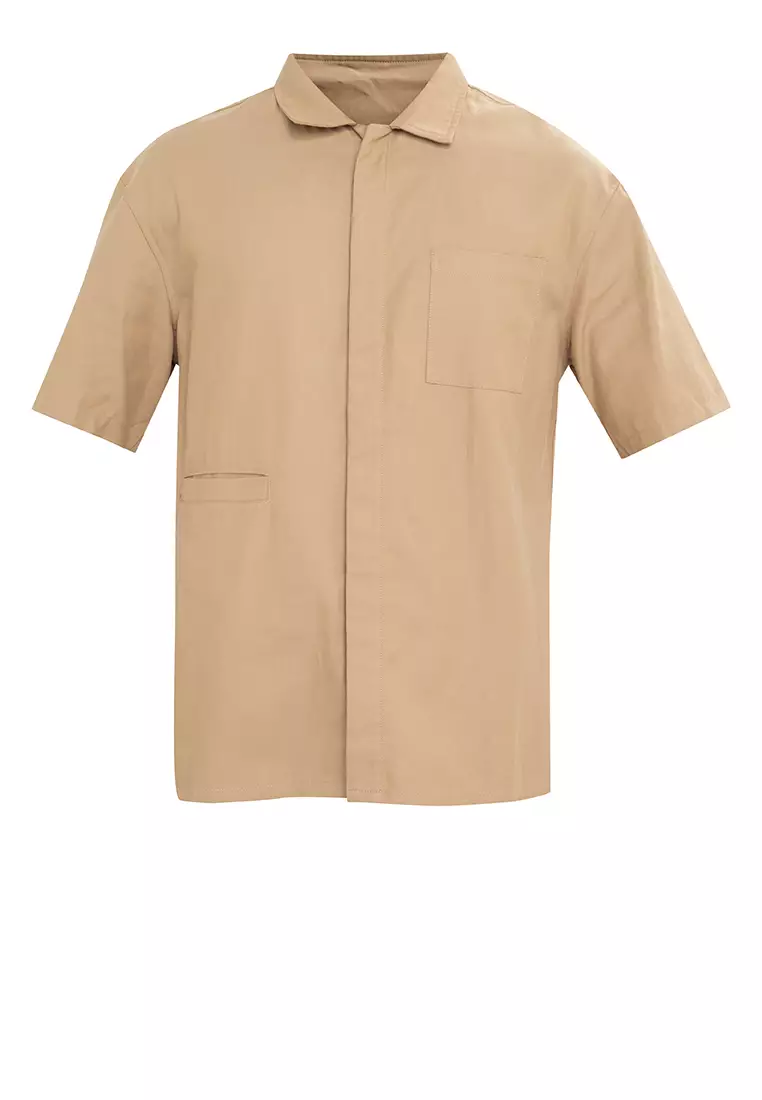 Mens button short cheap sleeve shirts