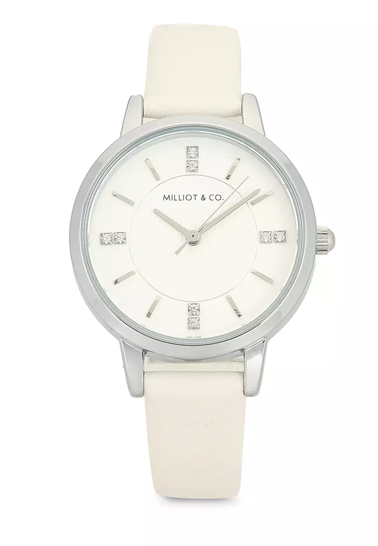 White leather strap ladies watch new arrivals