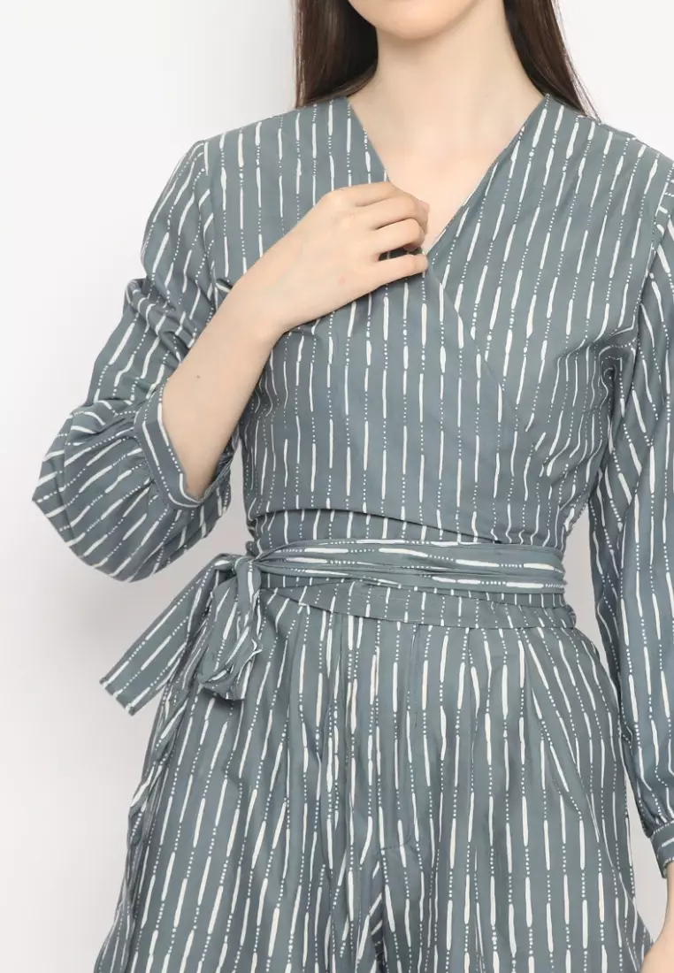 Setelan Alisha Nuria Midi Grey