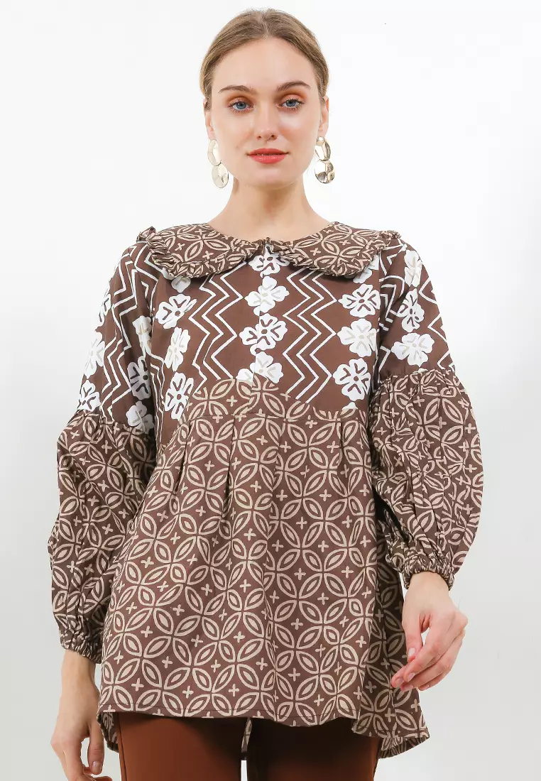 Belleza Blouse Batik Wanita Exclusive Premium Casual Modern