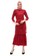Evernoon red Selena Gamis Muslimah Wanita Motif Brukat Long Sleeve Regular Fit - Maroon 91C58AA968CCB2GS_2