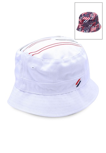 Superdry white Sportstyle Bucket Hat - Sportstyle Code 48DD0AC75A842BGS_1