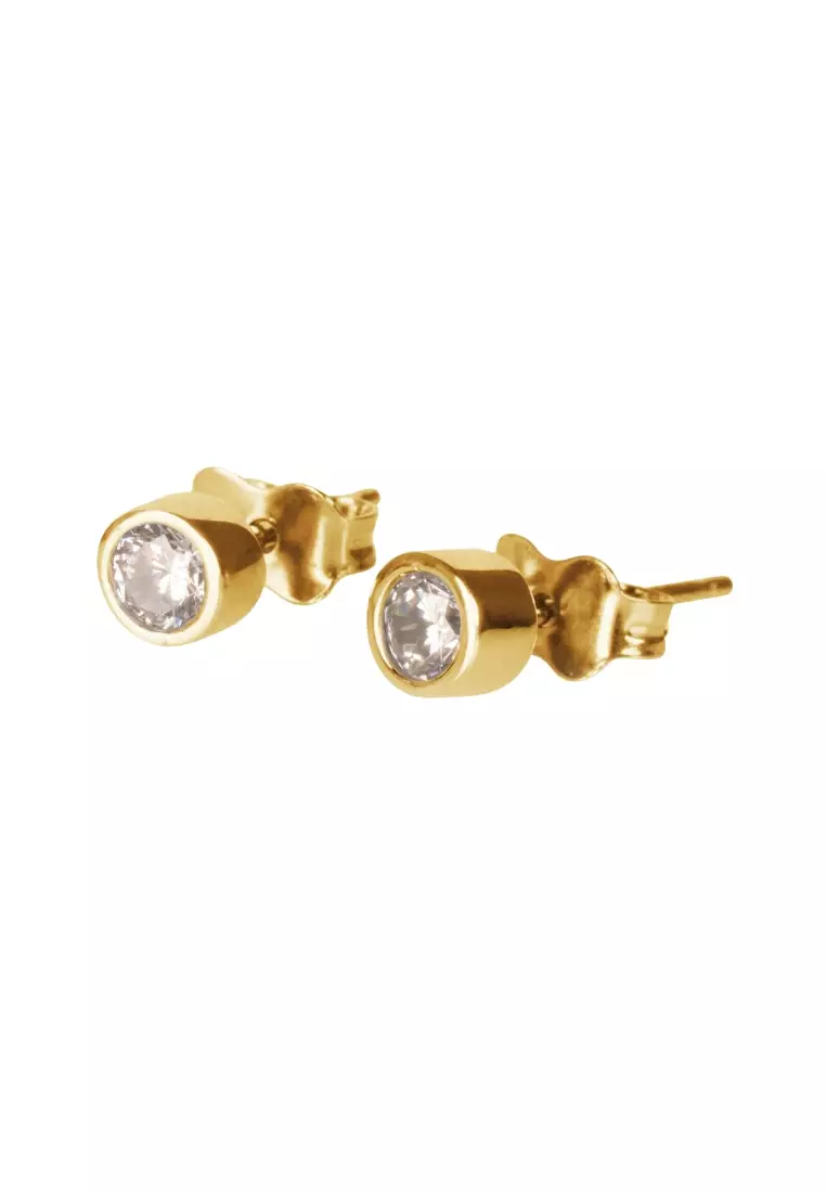 Arden Studs Earrings .40 Carat 18k Gold - Medium