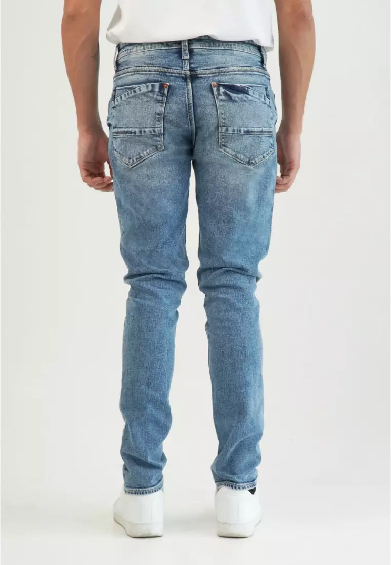 Emba Denim - Rery Celana Panjang Denim Pria Slimfit Stretch Ball Wash