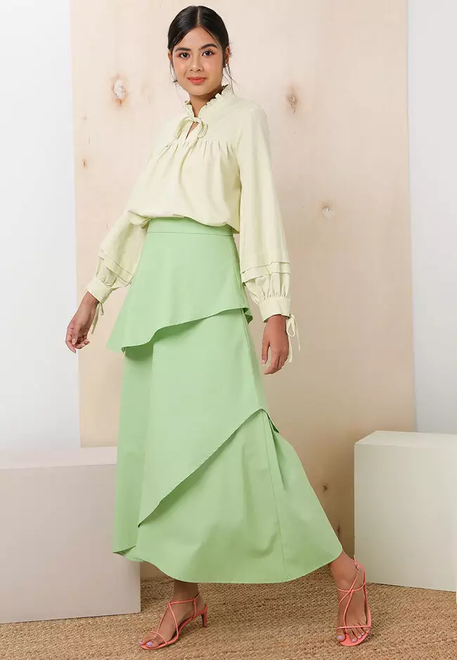 Long layered skirt online new arrivals