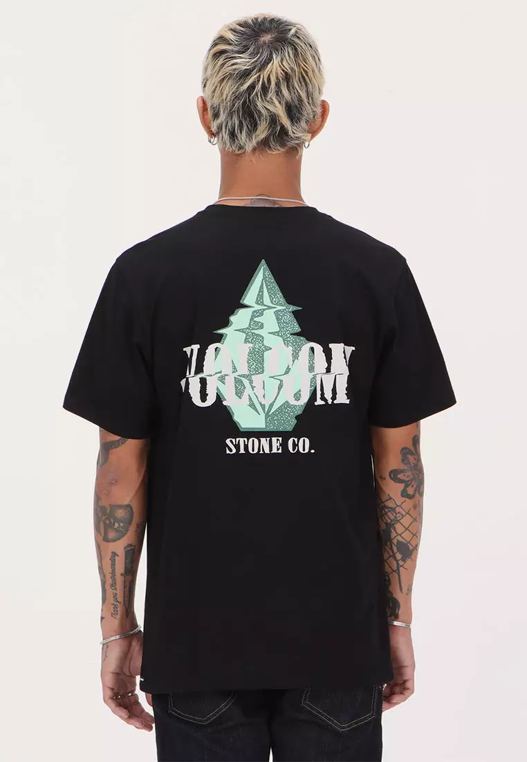 MSF SCRAMBLED CHANNEL SHORT SLEEVE TEE BLK