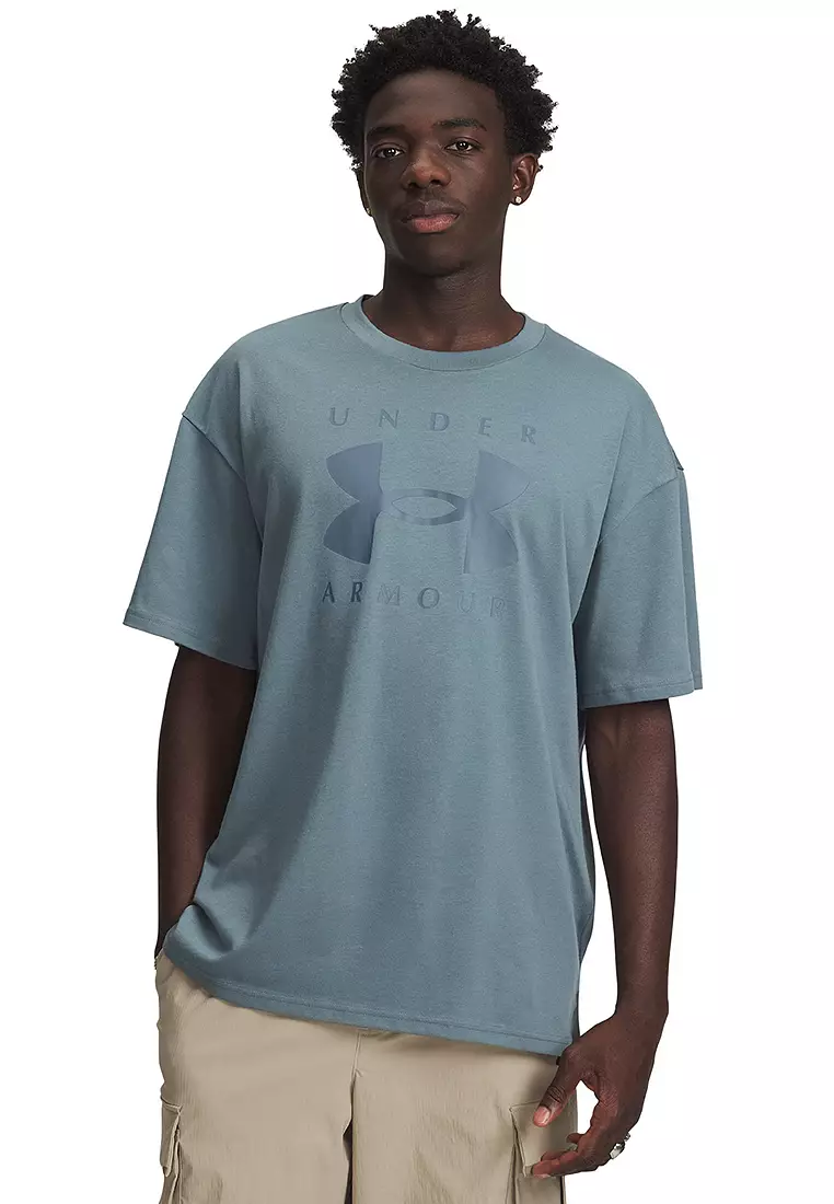 Heavyweight Oversized Branded Short Sleeve Tee