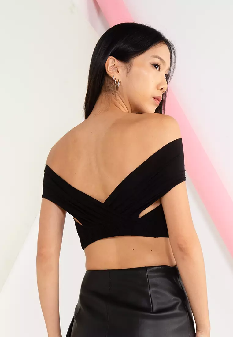 Buy LUSUROMOD Bustier Crop Top Online