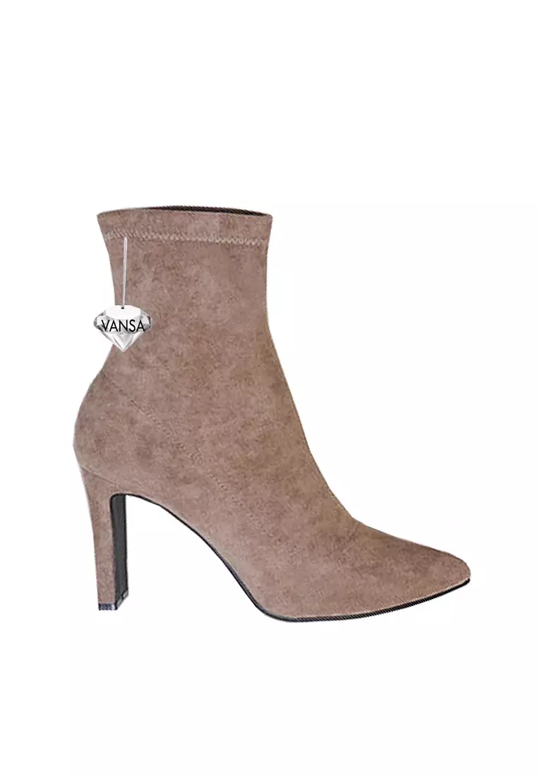 Discount on Twenty Eight Shoes  shoes - SKU: VANSA Comfortable Elastic Suede Short Boots  VSW-B-901.9