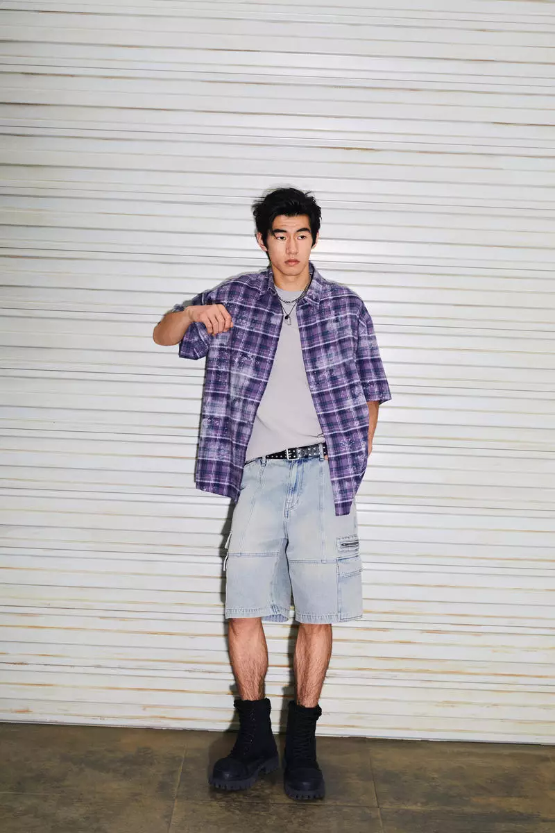 Loose Fit Short-sleeved printed shirt