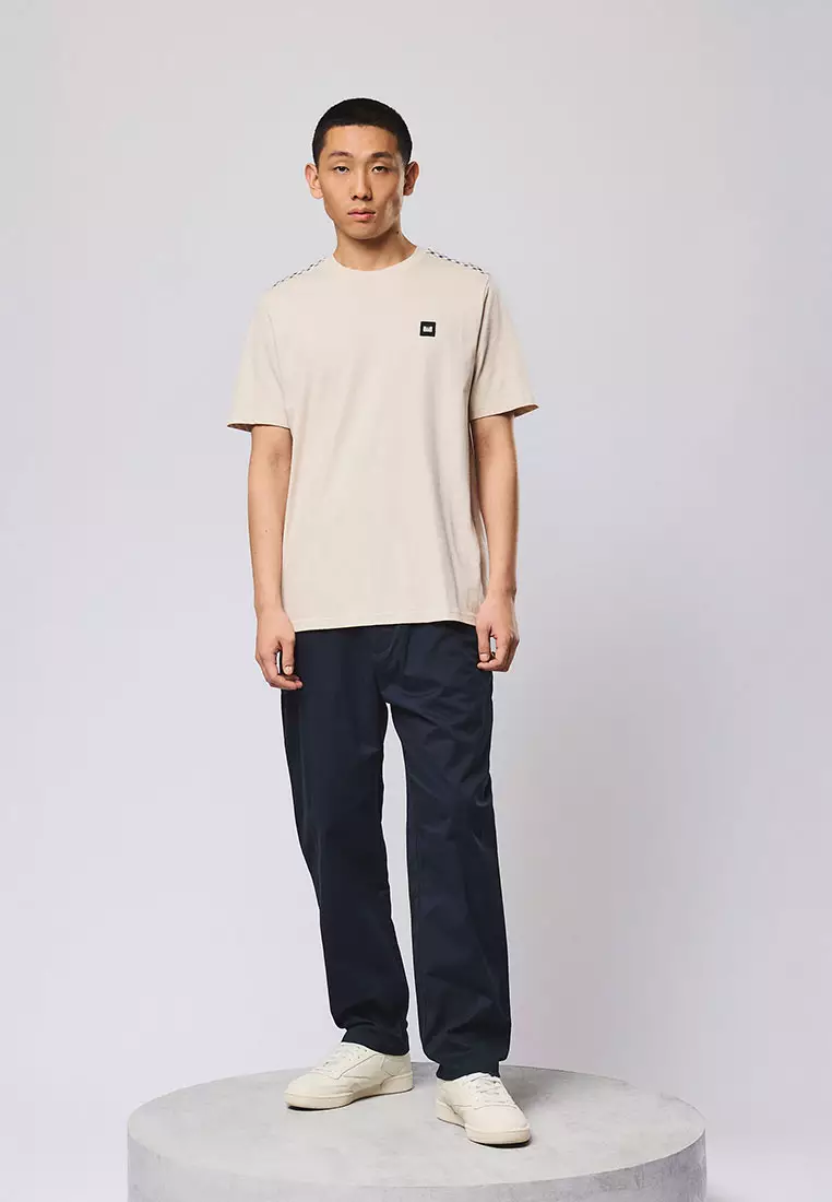 MENS NAVY BAHRIL EASY COTTON PANT
