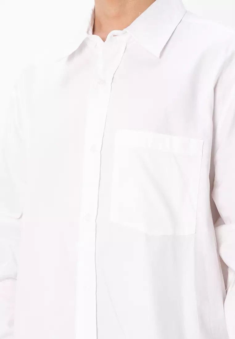 Bershka Oxford Shirt 2025 | Buy Bershka Online | ZALORA Hong