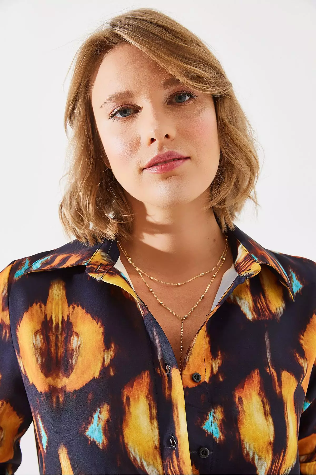 Women's Patterned Shirt Mbms010 60501010