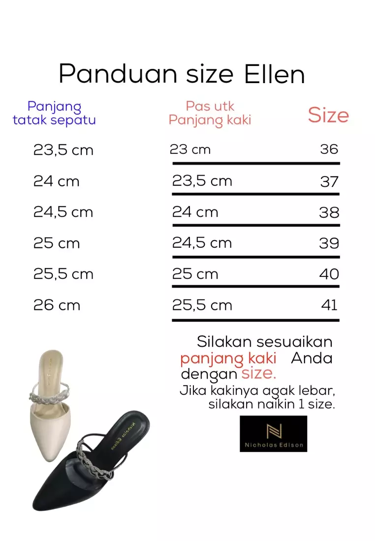 Nicholas Edison Heel Ellen Cream