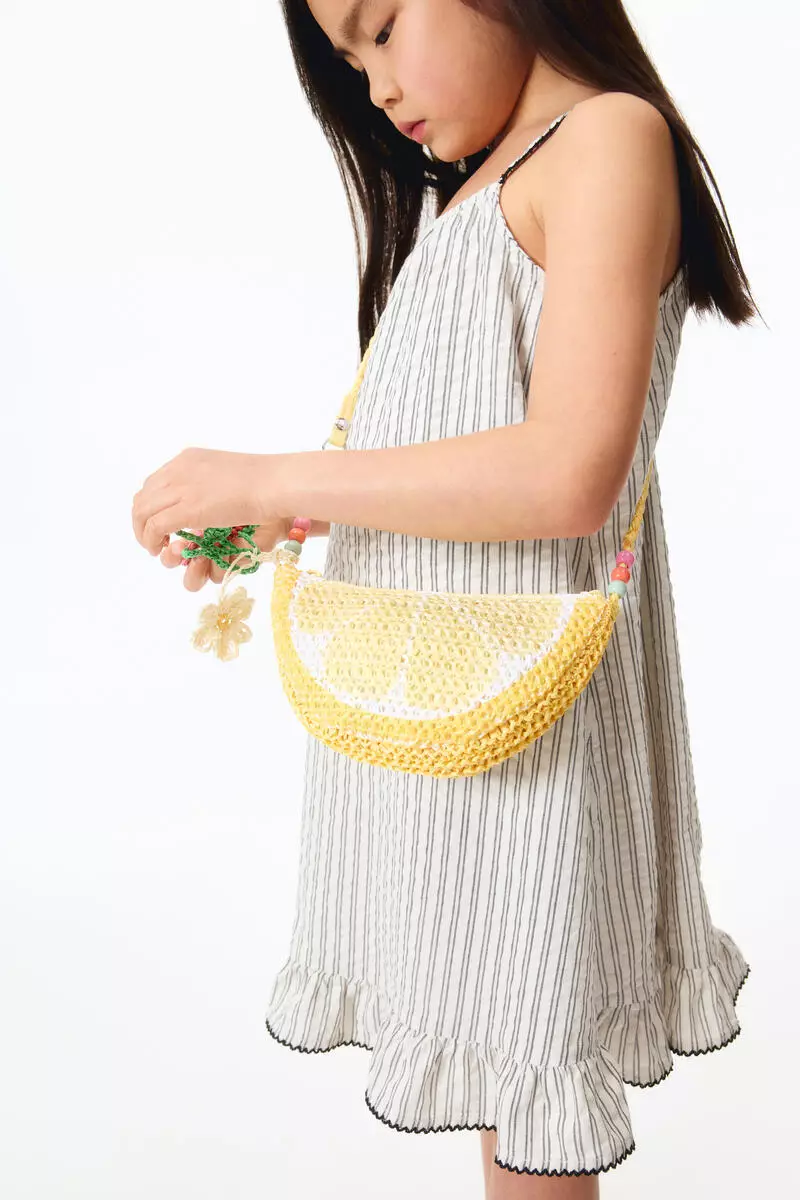 Flounced strappy dress