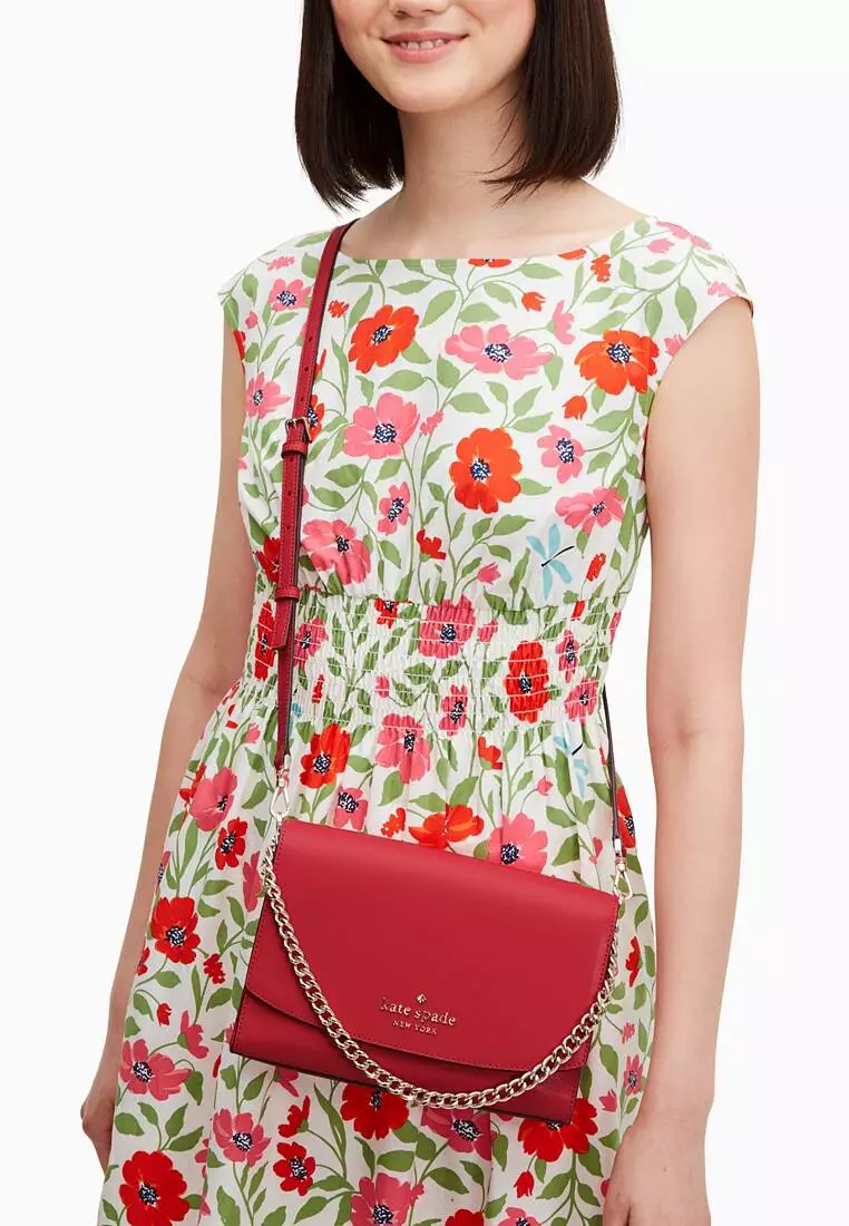 Kate Spade Kate Spade Carson Convertible Crossbody Bag Red Currant