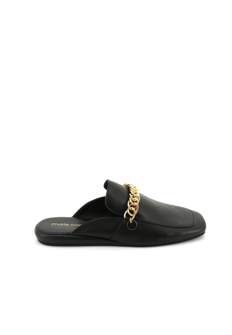 MARIE CLAIRE Women Black Flats/ Women Mules/ Slip on Shoes/ Kasut Perempuan/ Kasut Wanita - 5706274