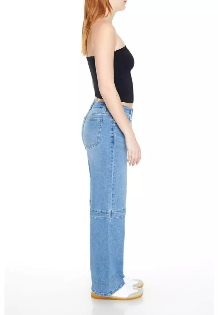 Forever 21 wide leg jeans clearance