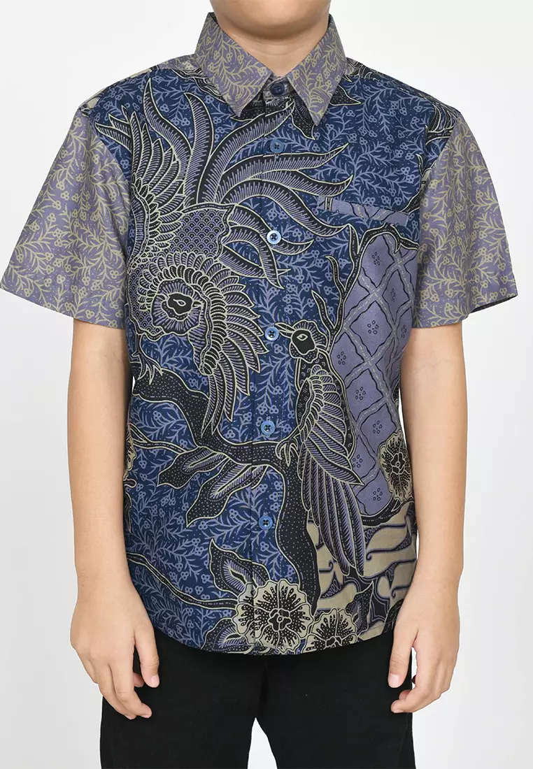 My Aksa Batik Anak Kemeja Pendek Ernest Elena