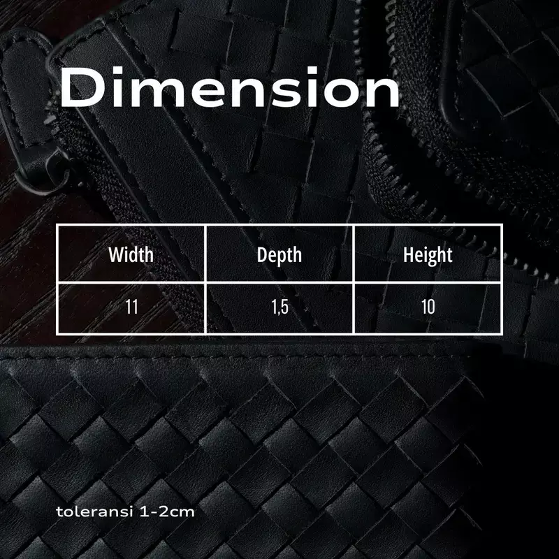 Big Intrecciato Bifold Wallet Black