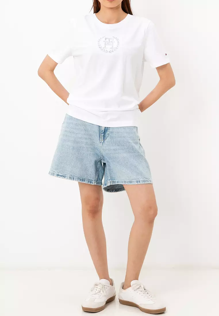 Laurel Crew Neck T-Shirt - Tommy Jeans