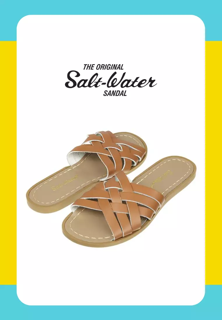 Discount on Salt-Water  shoes - SKU: Salt-Water Retro Slide Tan 232