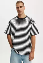 Washed Black/Vintage White Stripe