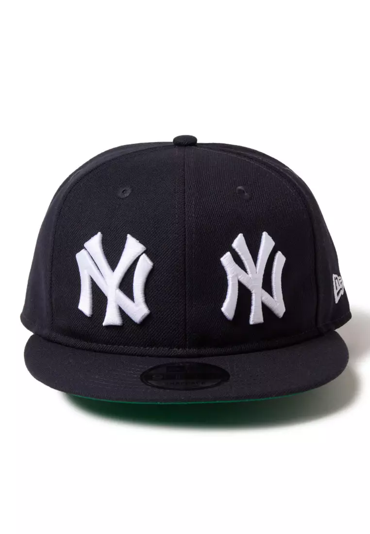 NE New York Yankees Double Logo Navy 9FIFTY Snapback Cap