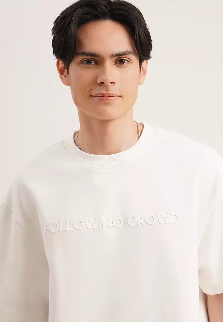 Follow No Crowd Relaxed Fit Graphic T-Shirt