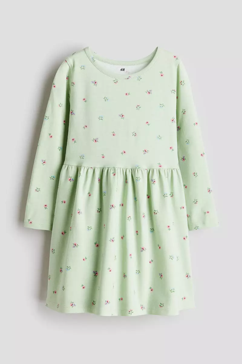 Printed cotton dress