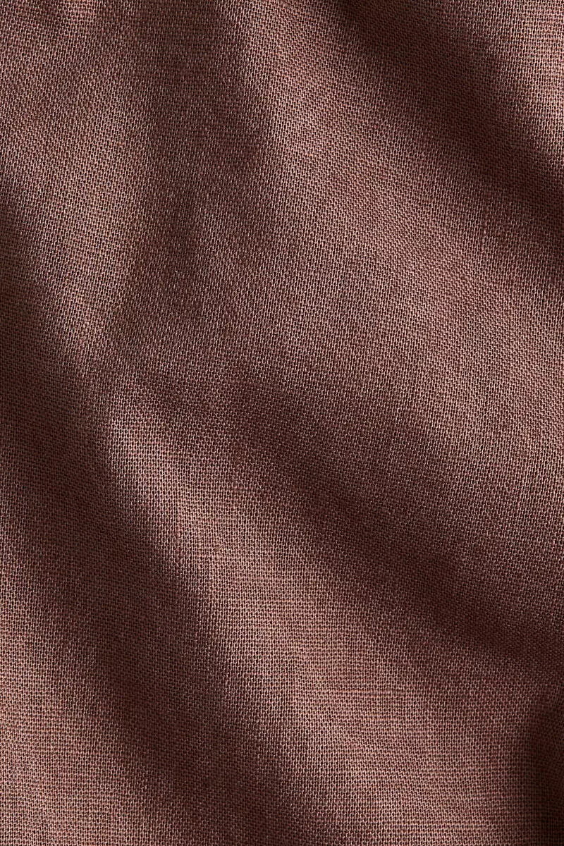 Linen-blend trousers