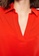 LC WAIKIKI red Shirt Collar Plain Viscose Women's Blouse AA48EAAC3FAEF7GS_4