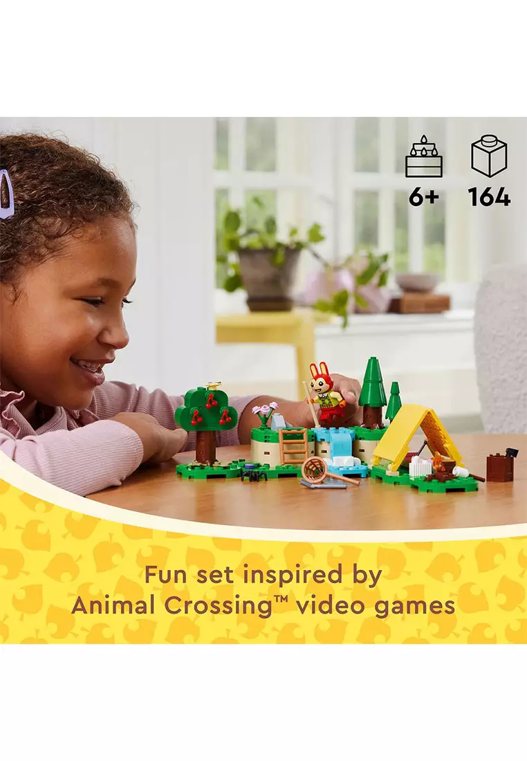 Animal Crossing 77047 Bunnie's Outdoor Activities, Age 6+, Building Blocks, 2024 (164pcs)