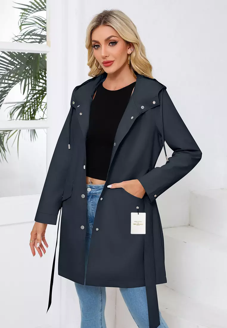 Business Oversized Hooded Jacket AD-M24WB11