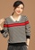 Its Me multi Fashion Striped Lapel Sweater 20DA5AA7B4C12FGS_4