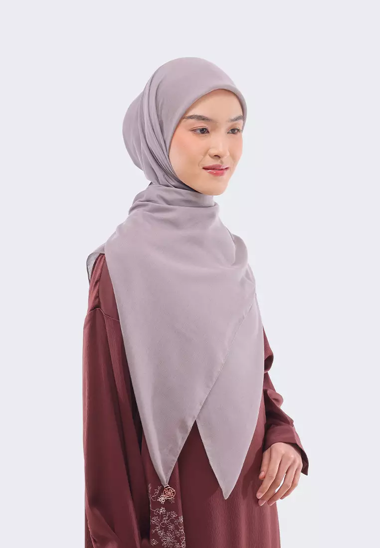 Ria Miranda Grey Jeddah Syar'I Scarf
