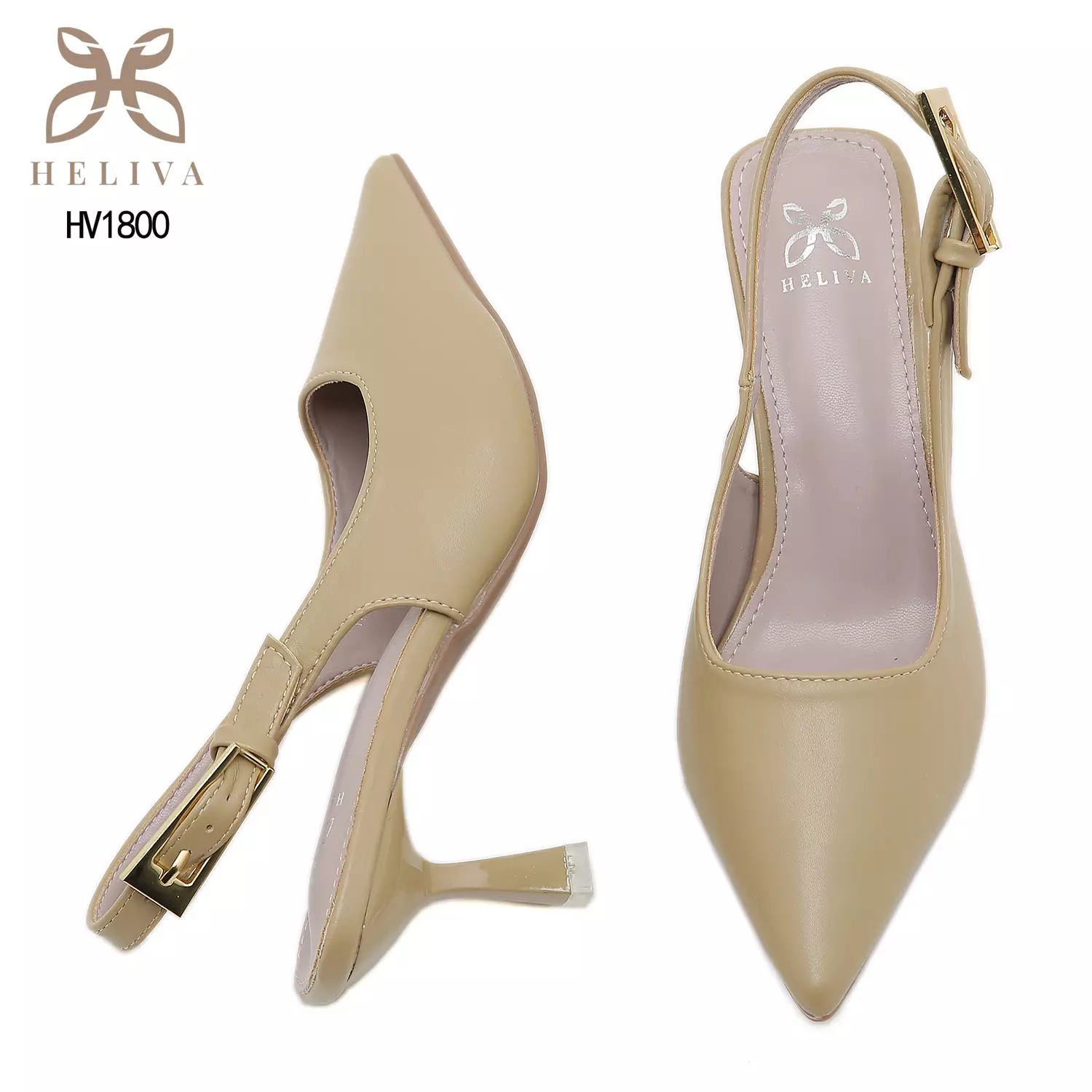 Heliva Paula Women High Heels Sling Back Sol 7cm