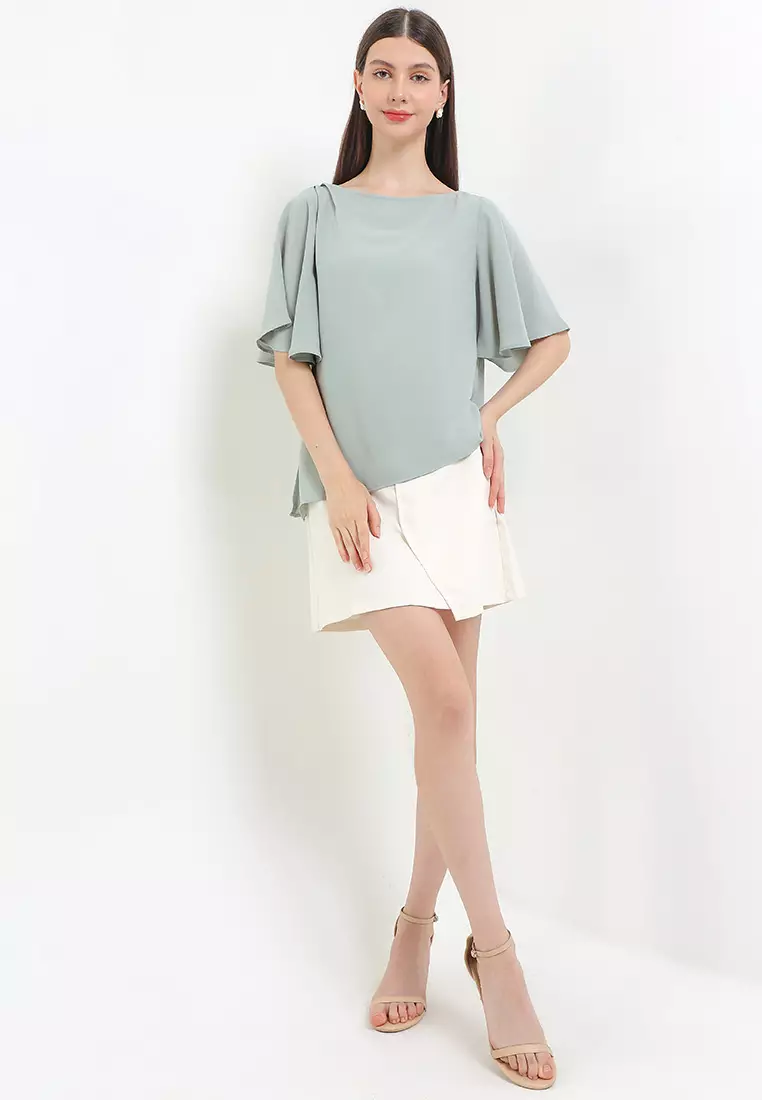 Blouse Molly Sage - Alyssa Blouses