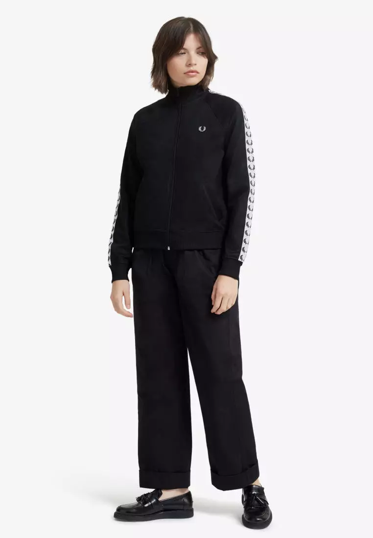 Fred Perry J2120 - Taped Track Jacket (Black)
